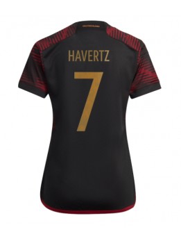 Billige Tyskland Kai Havertz #7 Bortedrakt Dame VM 2022 Kortermet